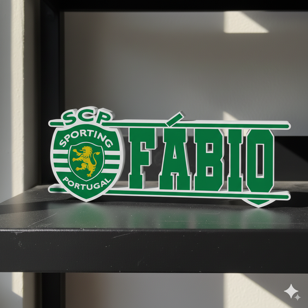 Personalized Sporting name sign product example