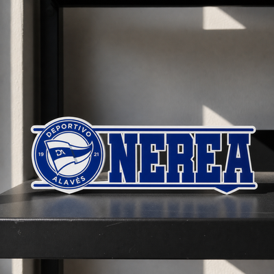 Deportivo Alavés custom name sign