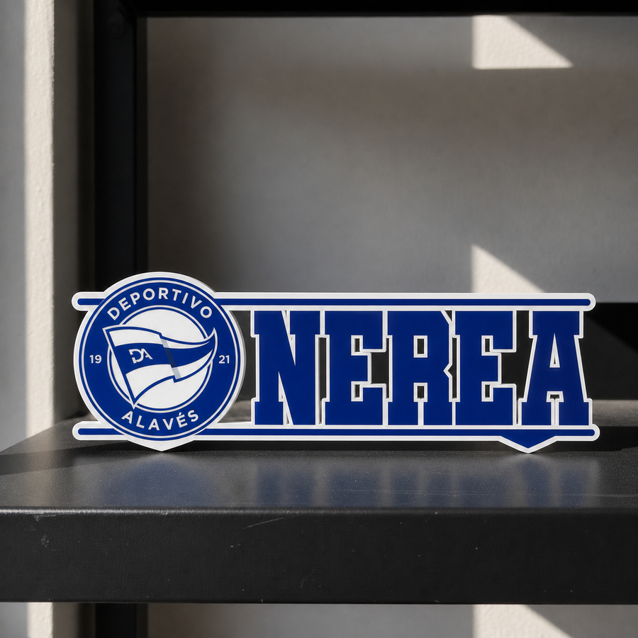 Deportivo Alavés custom name sign