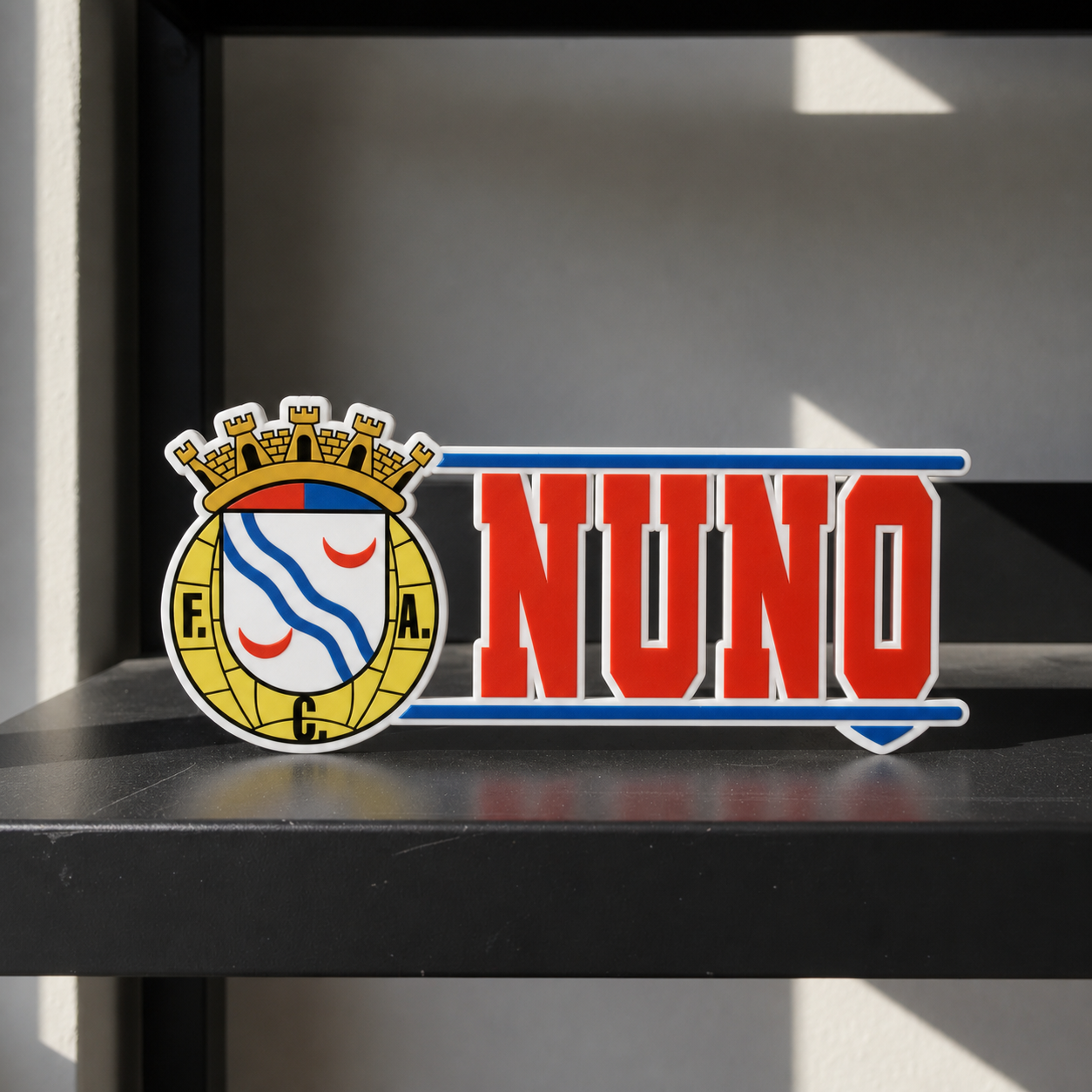 FC Alverca personalized 3D name sign