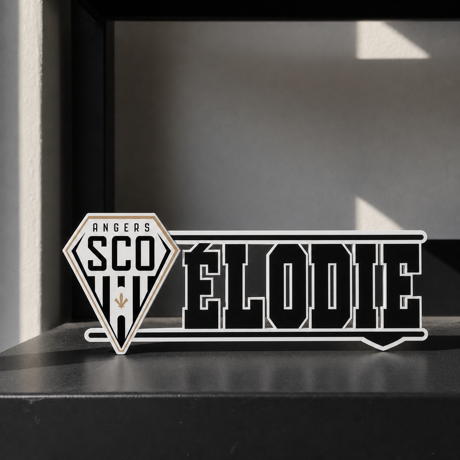 Angers SCO custom name sign