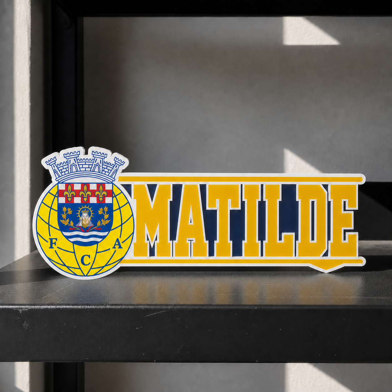 FC Arouca personalized name sign