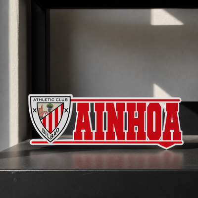 Athletic Club custom name sign