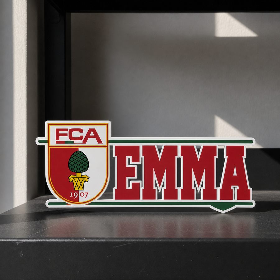 FC Augsburg custom name sign