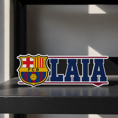 FC Barcelona custom name sign