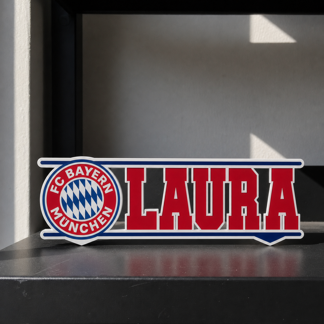 Bayern Munich custom name sign