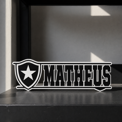 Botafogo custom name sign