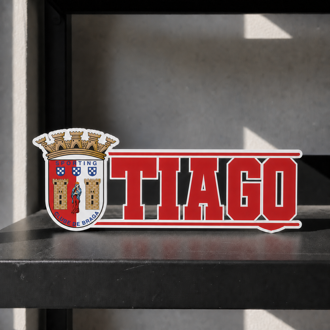 SC Braga personalized name sign