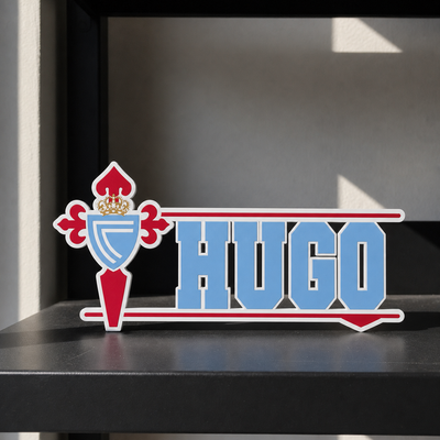 RC Celta custom name sign