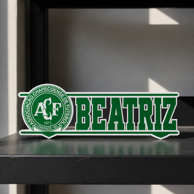Chapecoense custom name sign