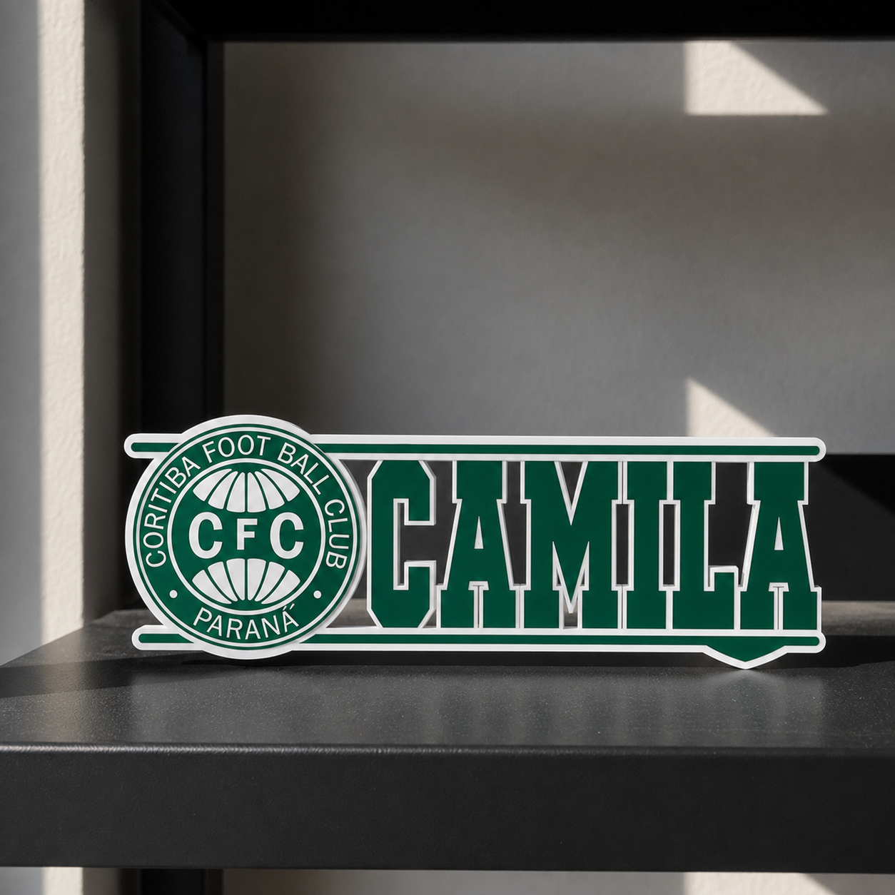 Coritiba custom name sign