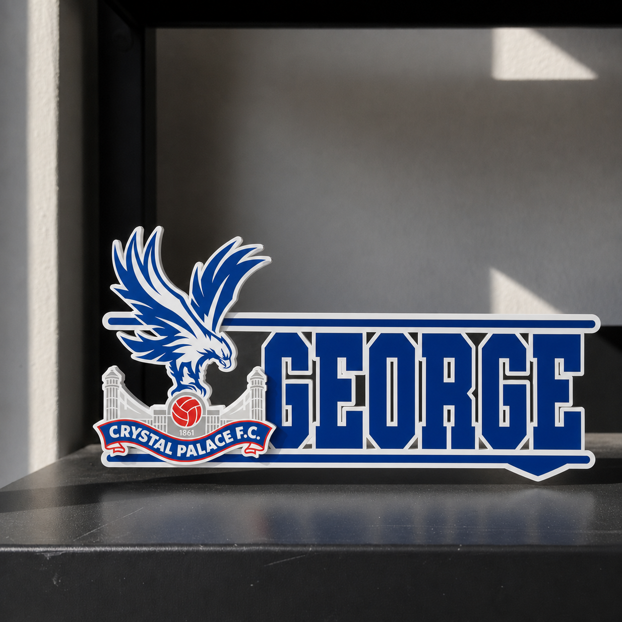 Crystal Palace custom name sign