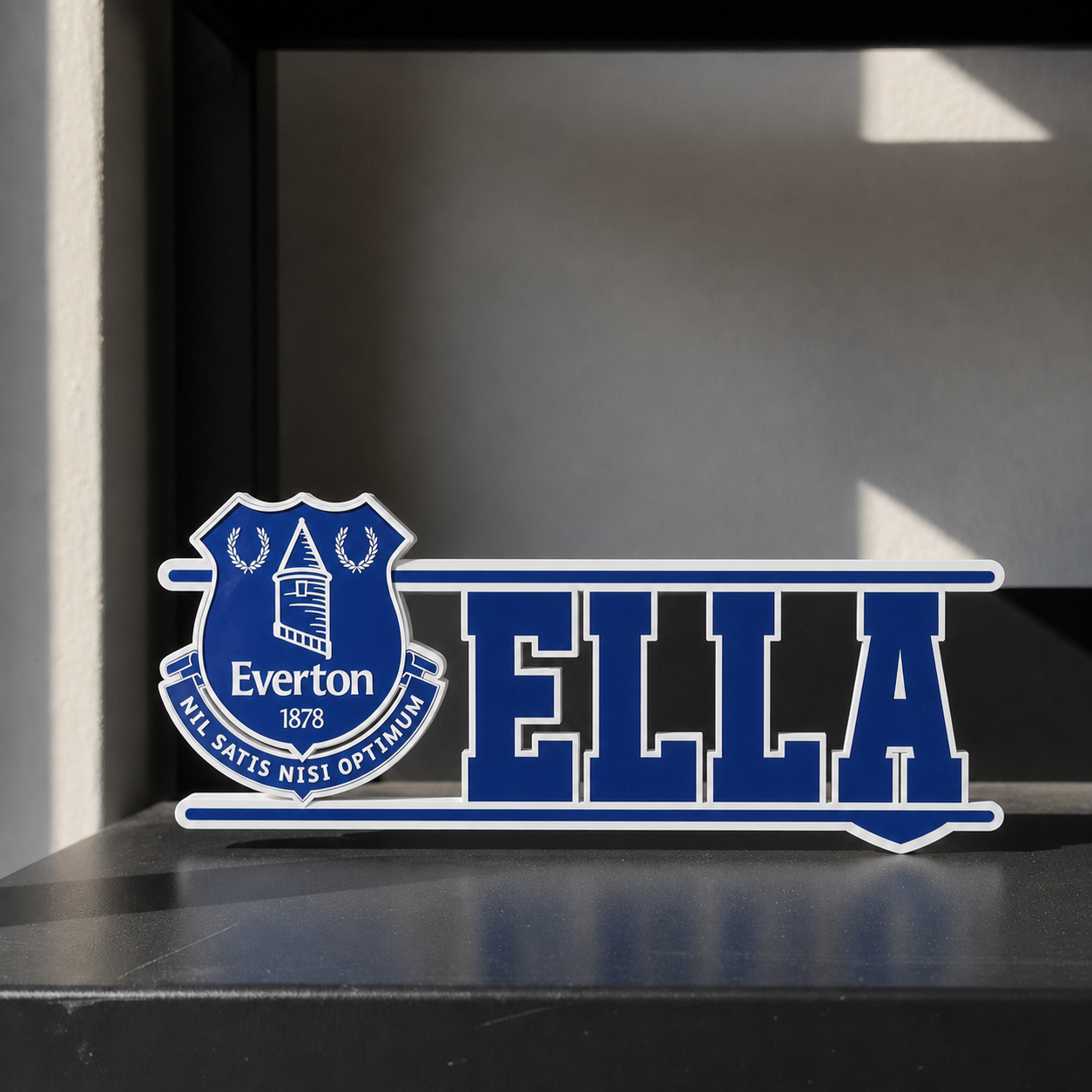 Everton custom name sign