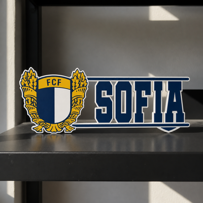 FC Famalicão personalized 3D name sign