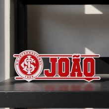 Internacional custom name sign