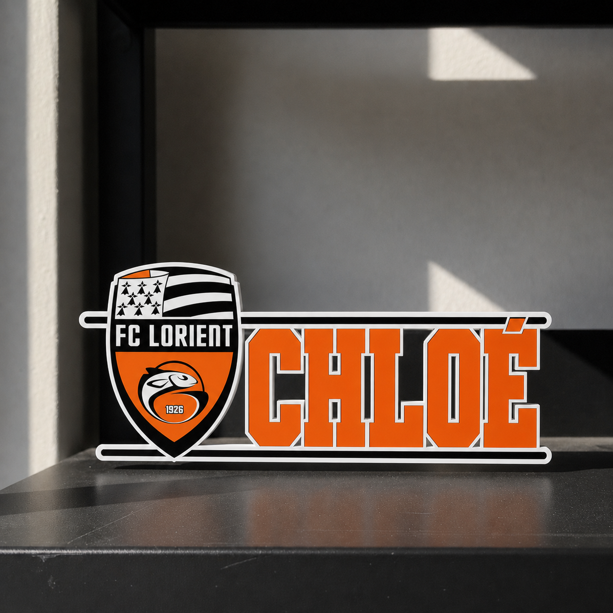FC Lorient custom name sign