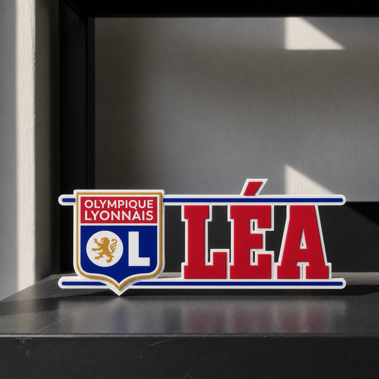 Olympique Lyonnais custom name sign