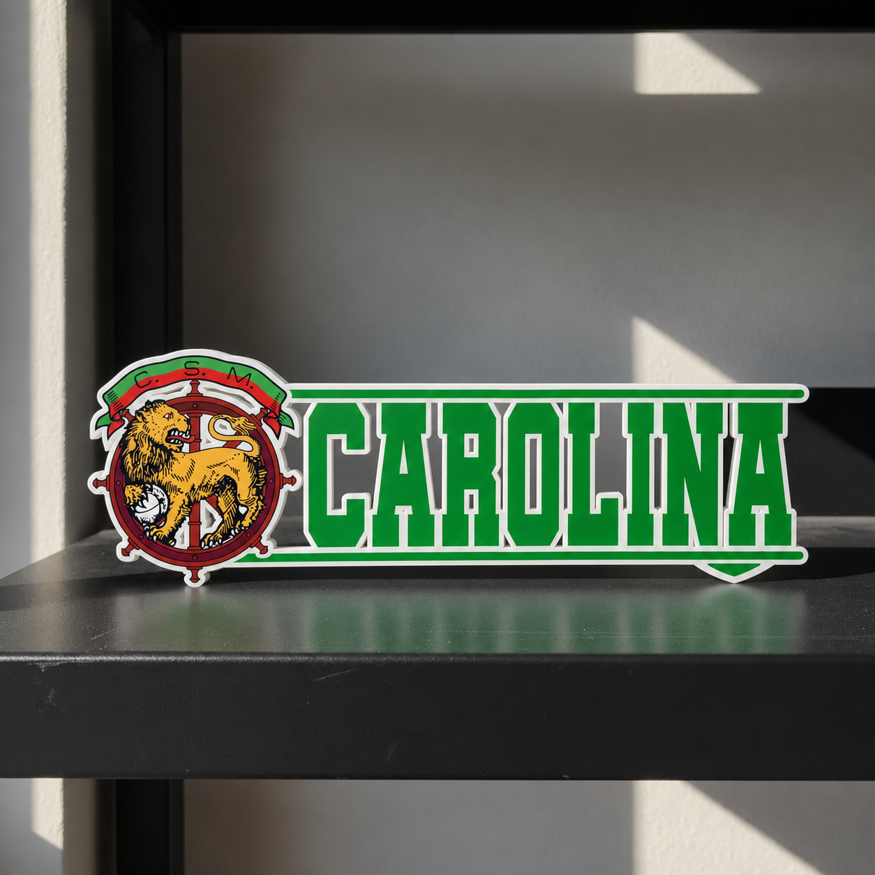 CS Marítimo personalized 3D name sign