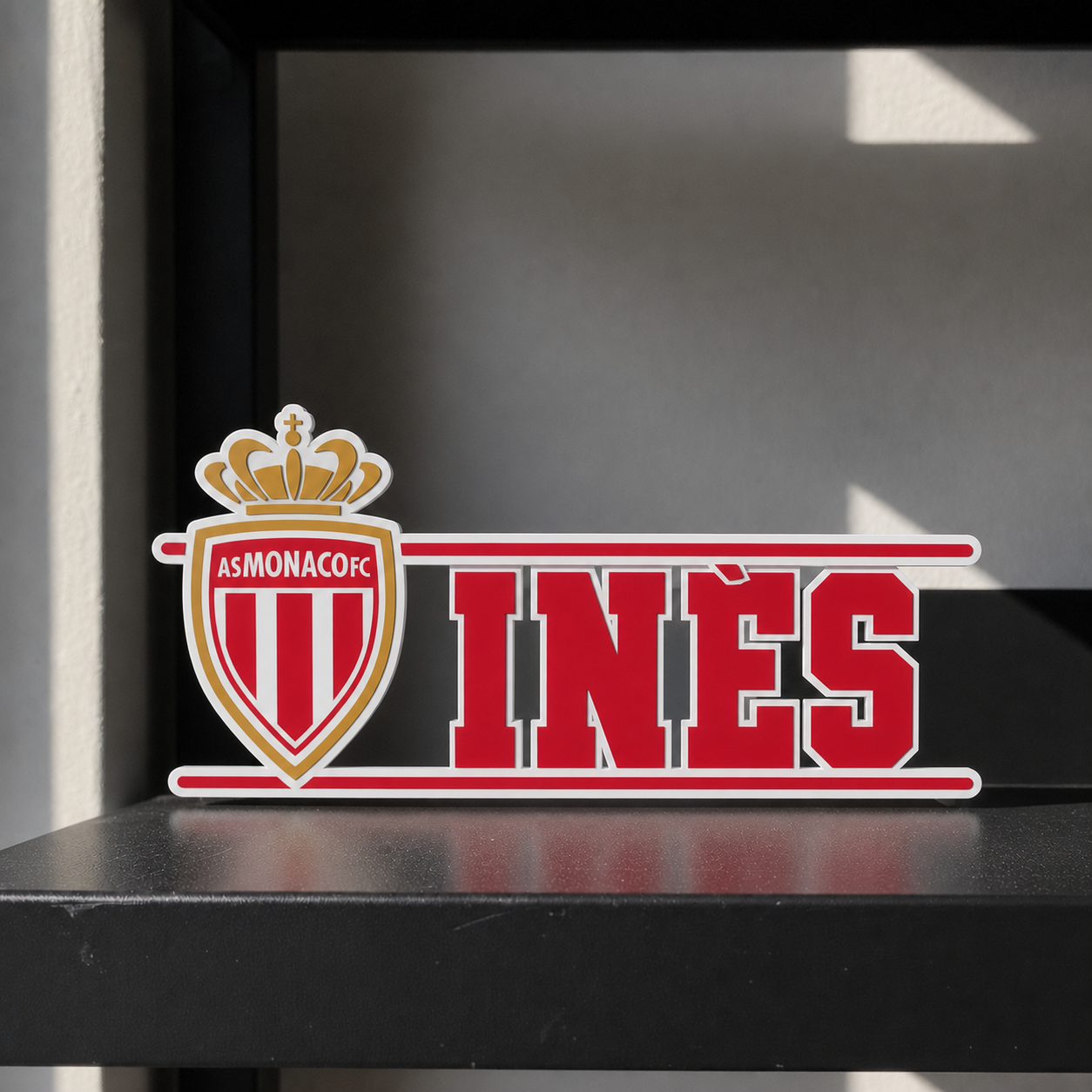 AS Monaco custom name sign