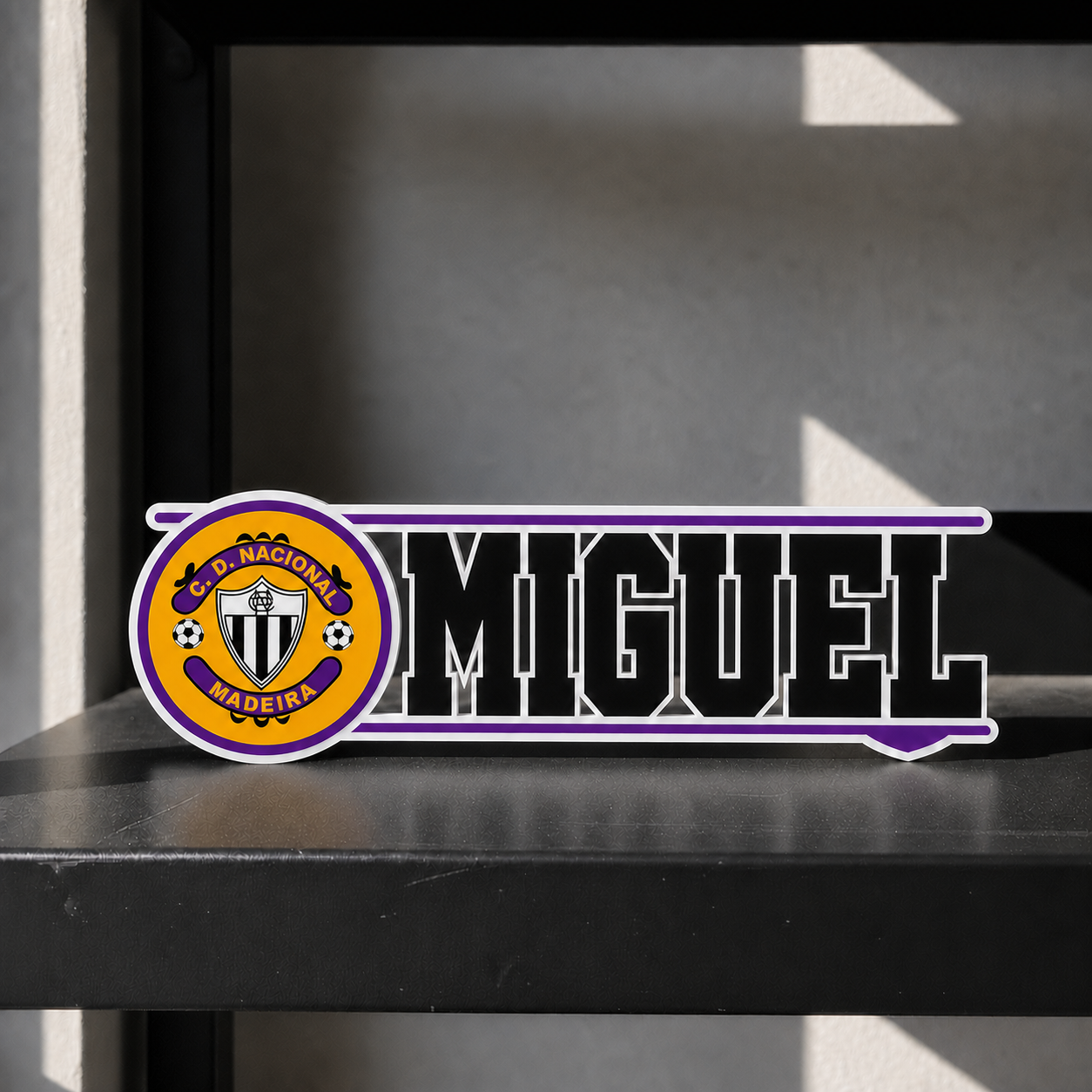 CD Nacional personalized name sign