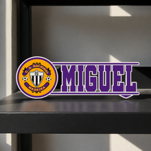 CD Nacional personalized 3D name sign