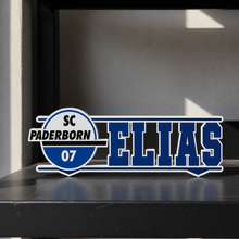 SC Paderborn 07 custom name sign