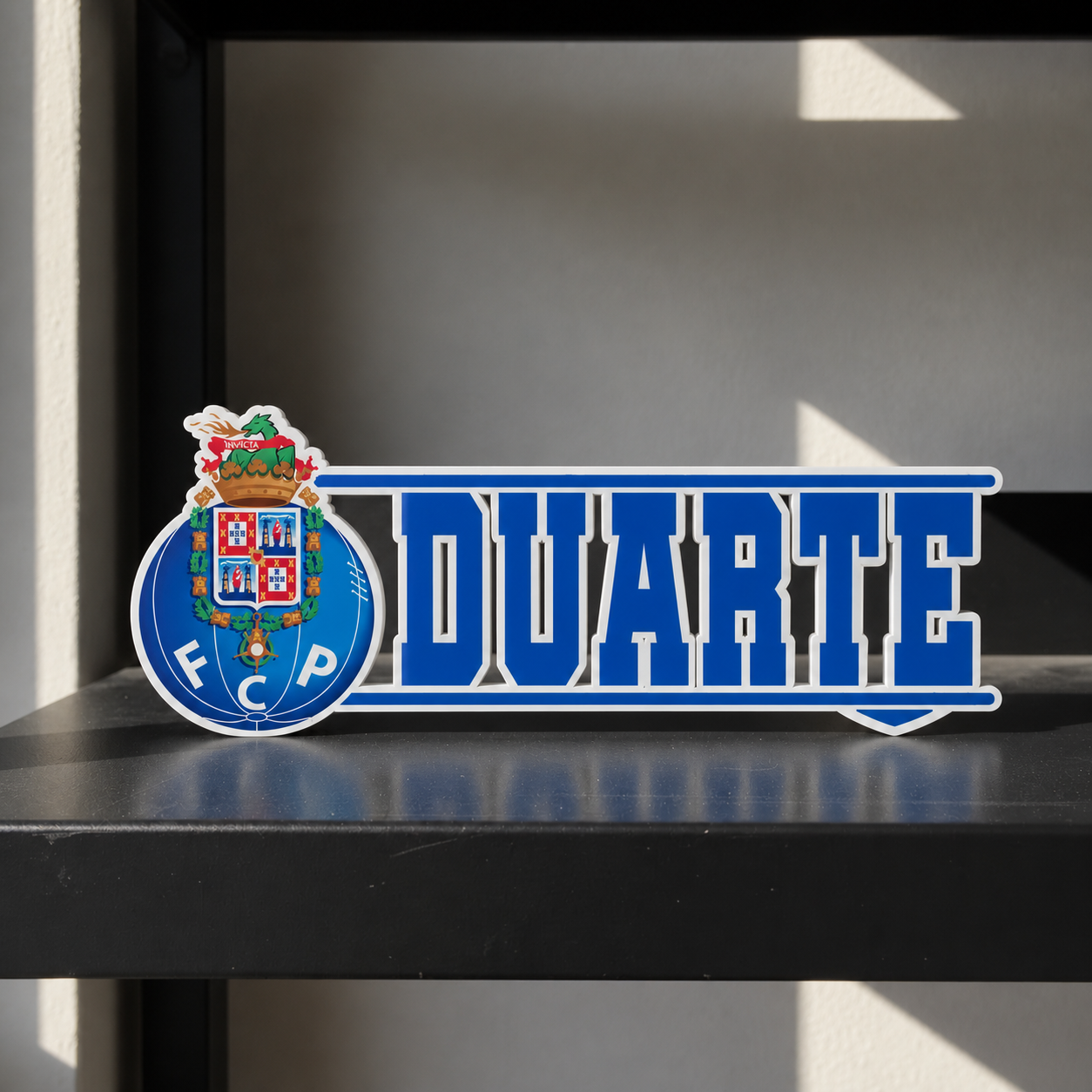 FC Porto personalized 3D name sign