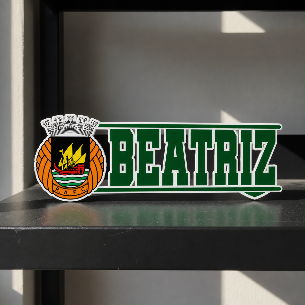 Rio Ave FC personalized 3D name sign