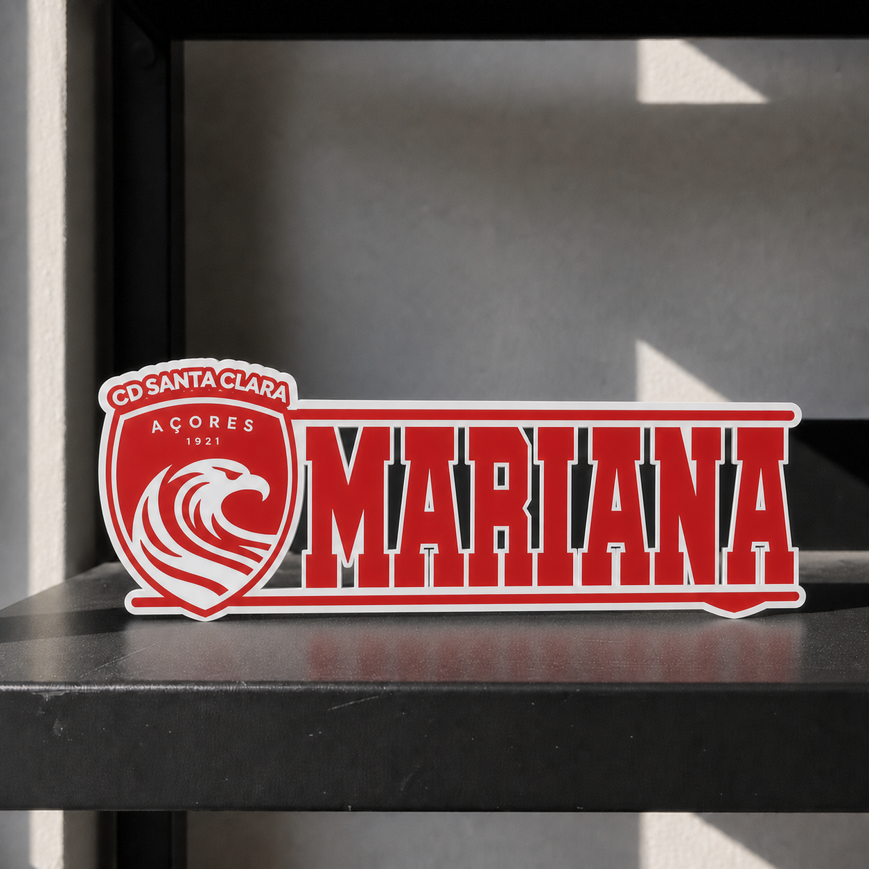 CD Santa Clara personalized name sign