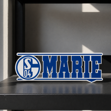 Schalke 04 custom name sign