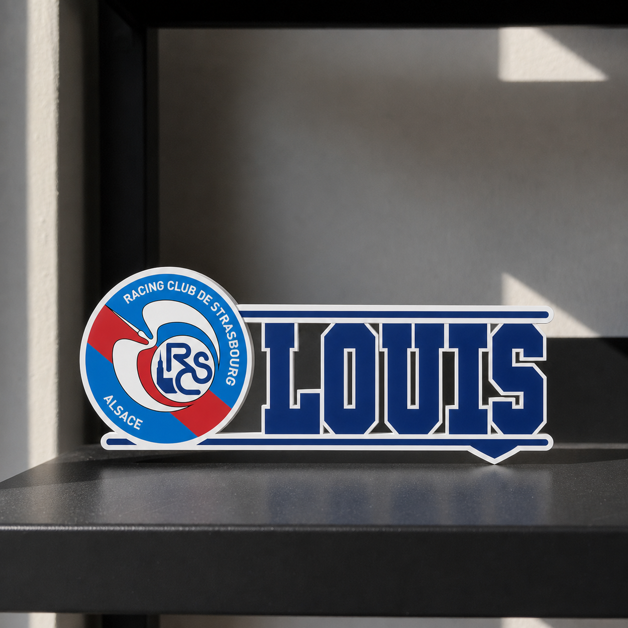 RC Strasbourg Alsace custom name sign