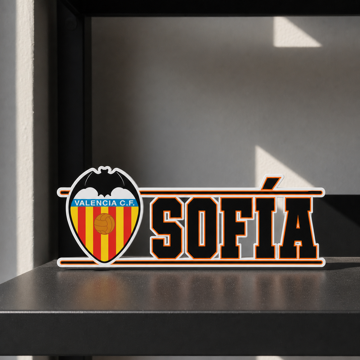 Valencia CF custom name sign